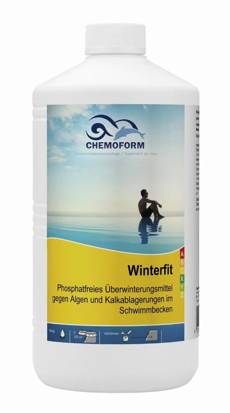 Winterfit – Überwinterungsmittel für Pools gegen Algen & Kalk