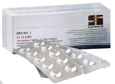 Nachfüllpackung Aktivsauerstoff / pH – Testtabletten für Pooltester (VPE 6 Stück)
