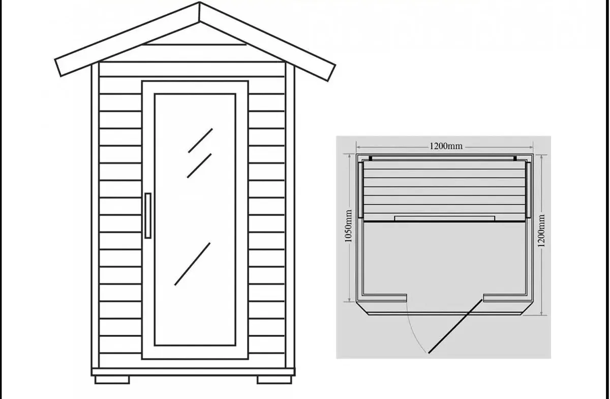 Infrarotkabine Helsinki Alpha