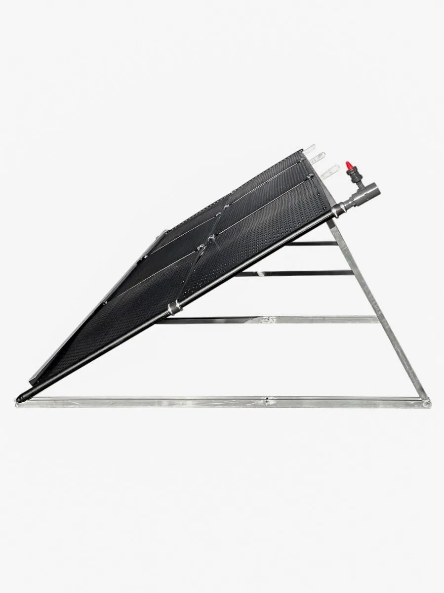Hochwertige Schrauben und Aluminiumprofile für die PoolheSolar-Aufständerung für OKU 1000 Absorber – optimale Sonnenenergie-Nutzungizungs-Aufständerung