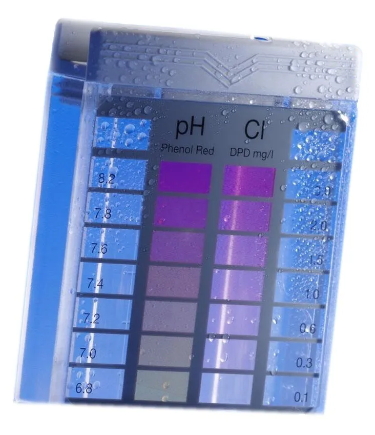 2-Kammer Pooltester Cl/pH