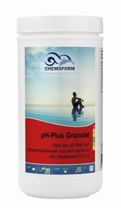 pH-Plus Granulat für Pools – Schnell löslich & rückstandsfreie Anwendung