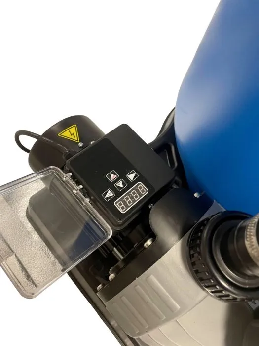 Die Bali Sandfilteranlage mit integrierter Zeitschaltuhr sorgt für eine automatische und effiziente Poolfiltration bis 80 m³.