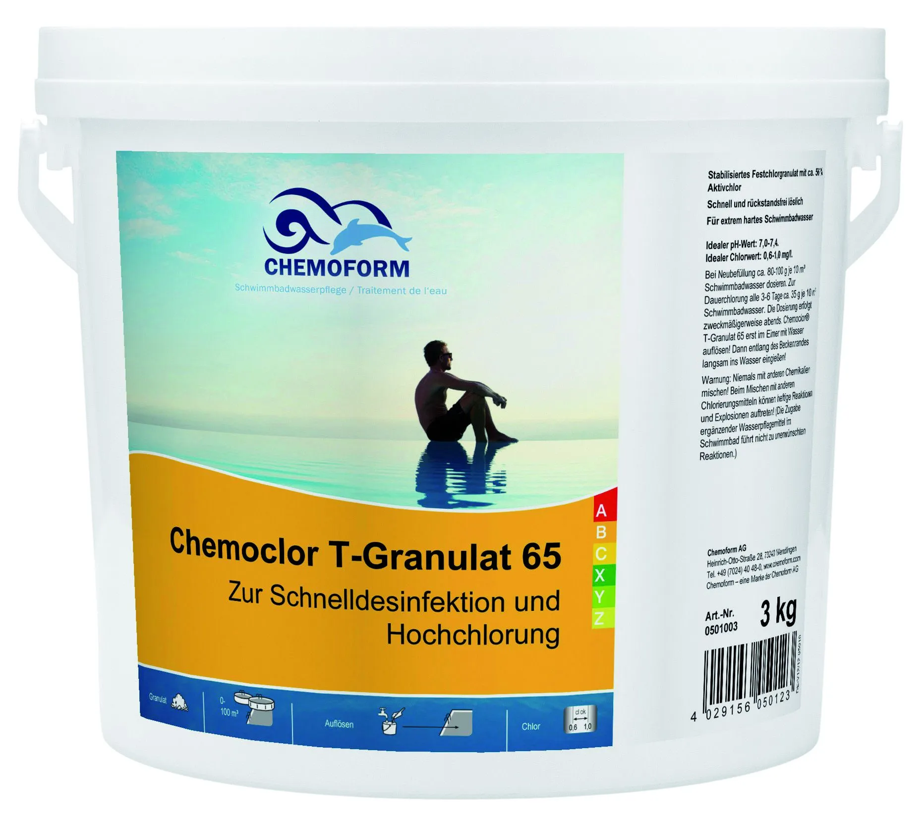 Hochwirksames Chlorgranulat mit 56 % Aktivchlor – Für Erst- & Stoßchlorung