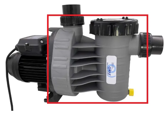 Zusätzliche Ansicht von Pumpengehäuse schwarz für Aqua Plus / Aqua Plus Timer / Aqua Vario Plus Poolpumpe Pumpengehäuse schwarz für Aqua Plus / Aqua Plus Timer / Aqua Vario Plus Poolpumpe - zusätzliches Produktbild