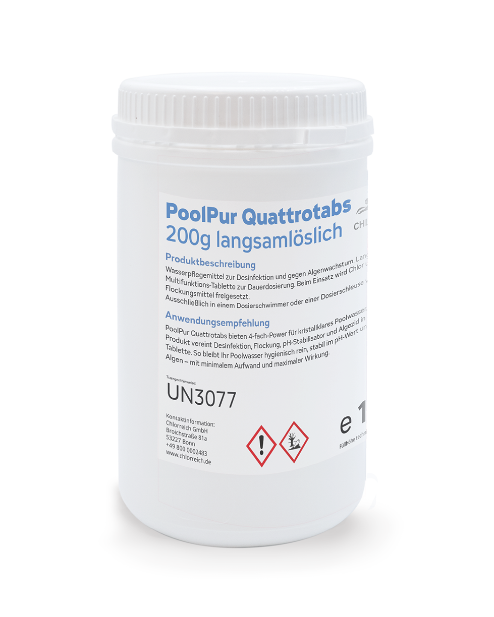 PoolPur Quattrotabs 200g