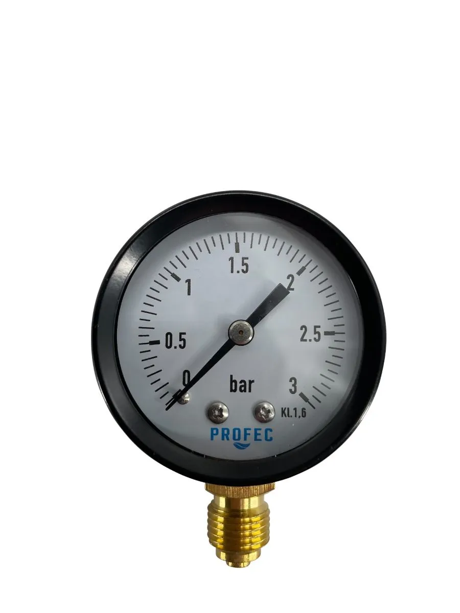 Manometer für Sandfilteranlage – Betriebsdruck präzise messen