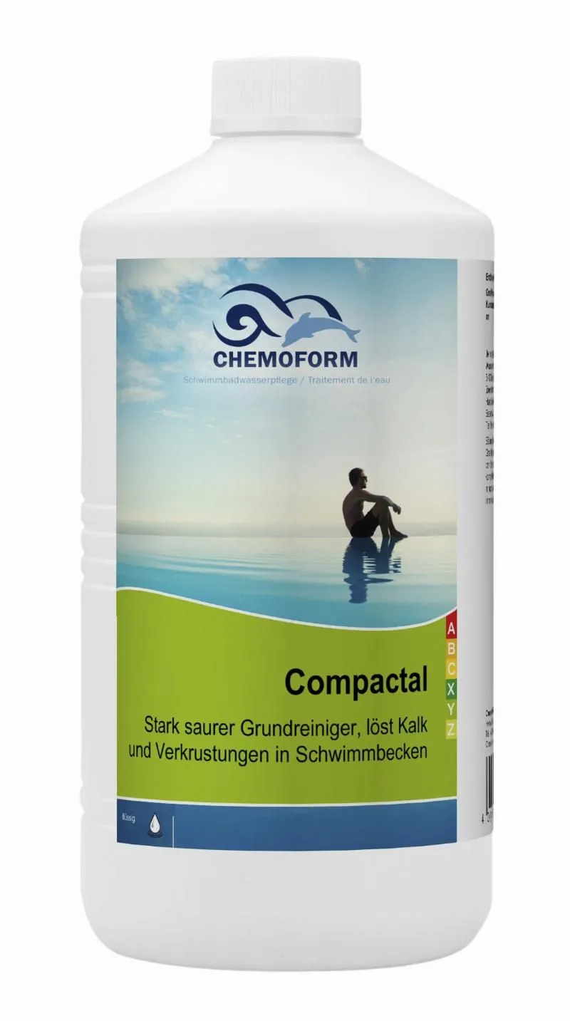Hochkonzentrierter Kalk- & Rostentferner für Pools & Beckenwände