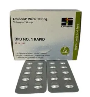 Pooltester Ersatztabletten für Chlor (250 Stück)