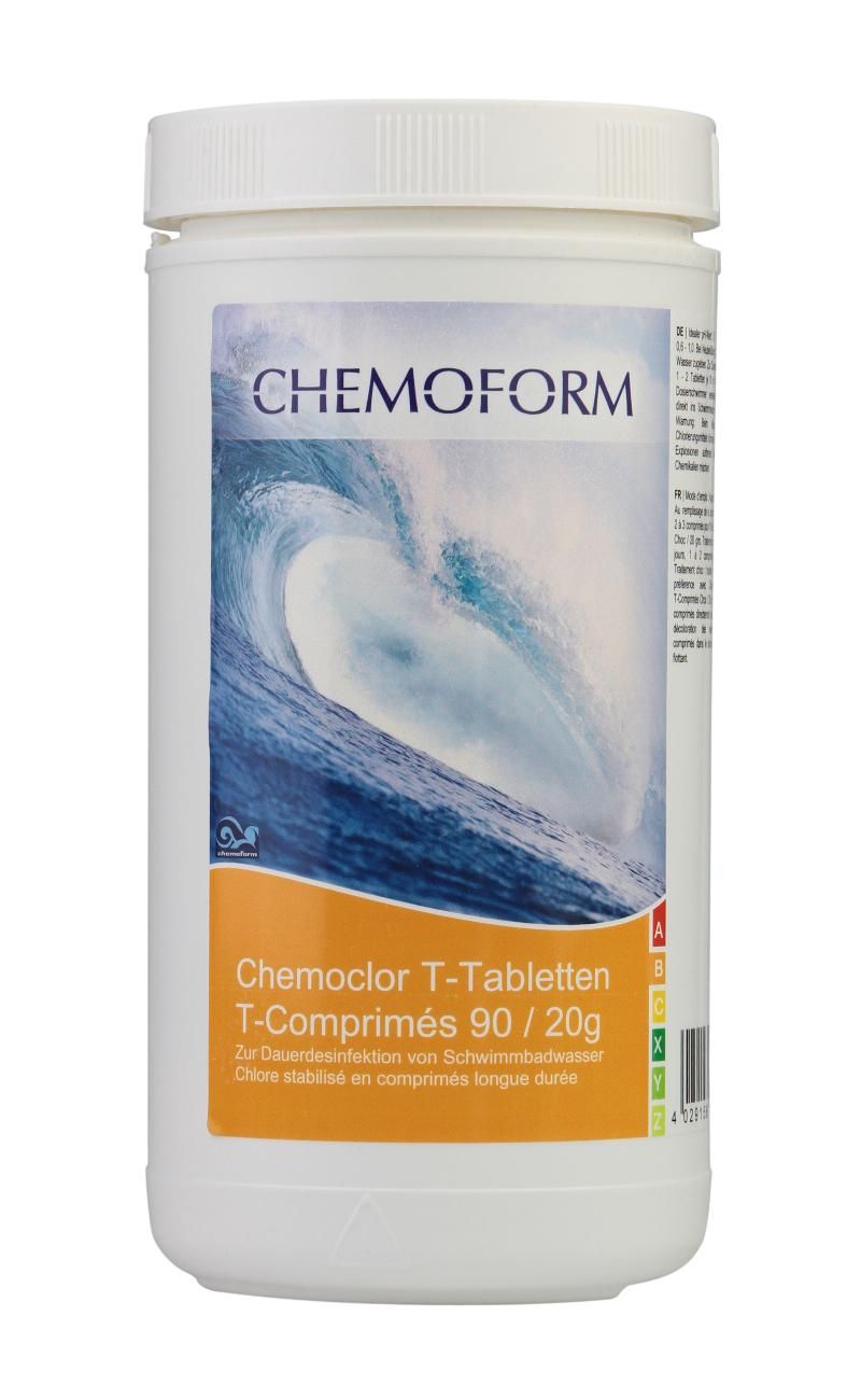 Chemochlor T-Kleintabletten 20 g – Langzeitchlor für Dauerdesinfektion