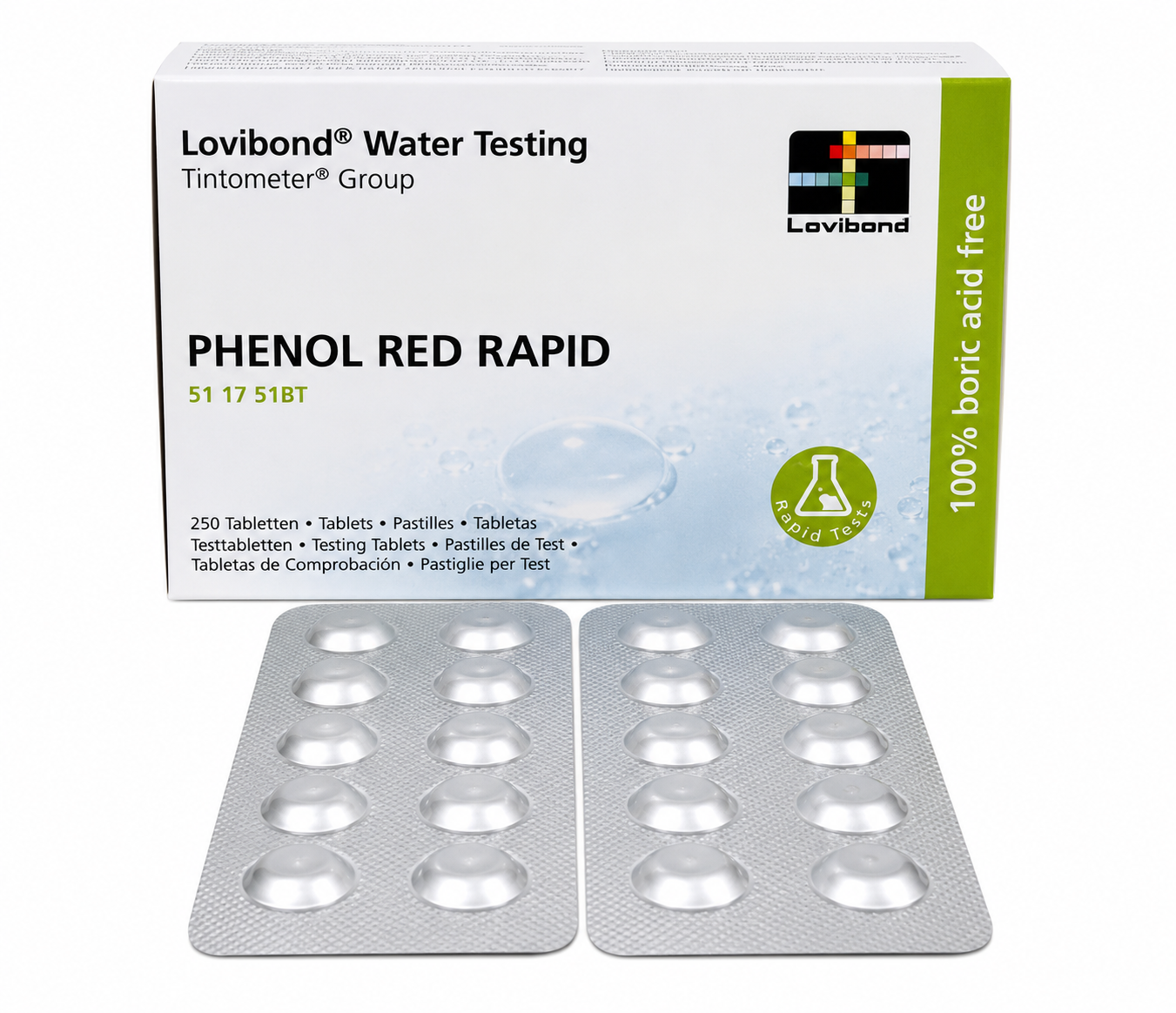 Pooltester Ersatztabletten für ph (250 Stück)