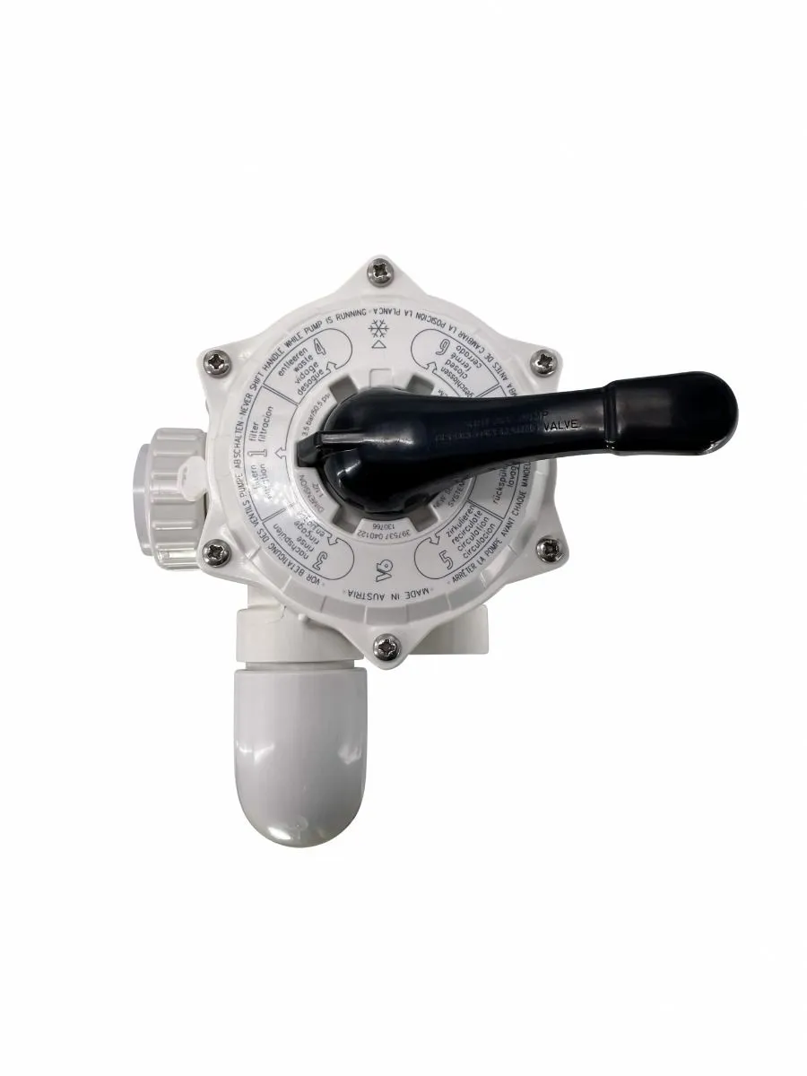 Robustes Poolfilter-Ventil mit 6 Funktionen für effiziente Wasserreinigung