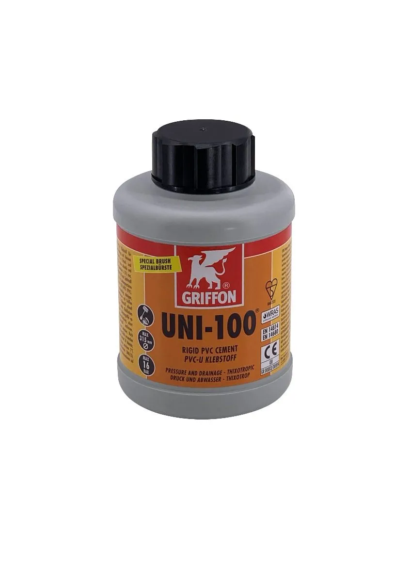 Griffon Kleber UNI-100 – Hochleistungskleber für PVC-Rohre