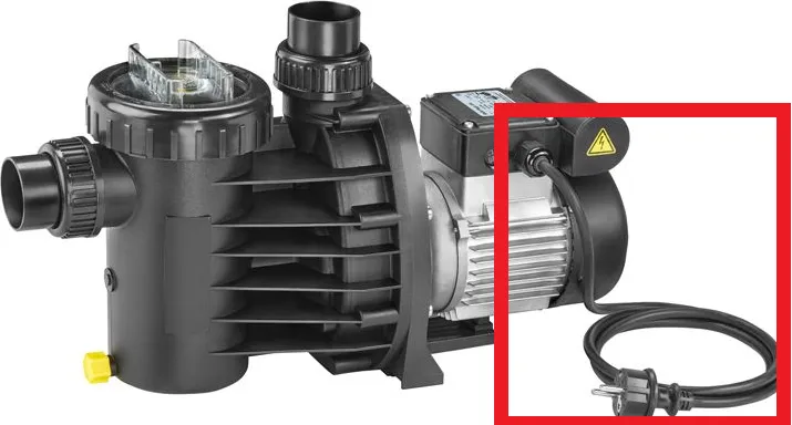 Zusätzliche Ansicht von Netzkabel für Speck BADU Magic II Poolpumpe Netzkabel für Speck BADU Magic II Poolpumpe - zusätzliches Produktbild
