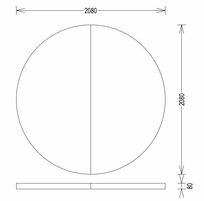 Thermoabdeckung 208x208cm anthrazitgrau