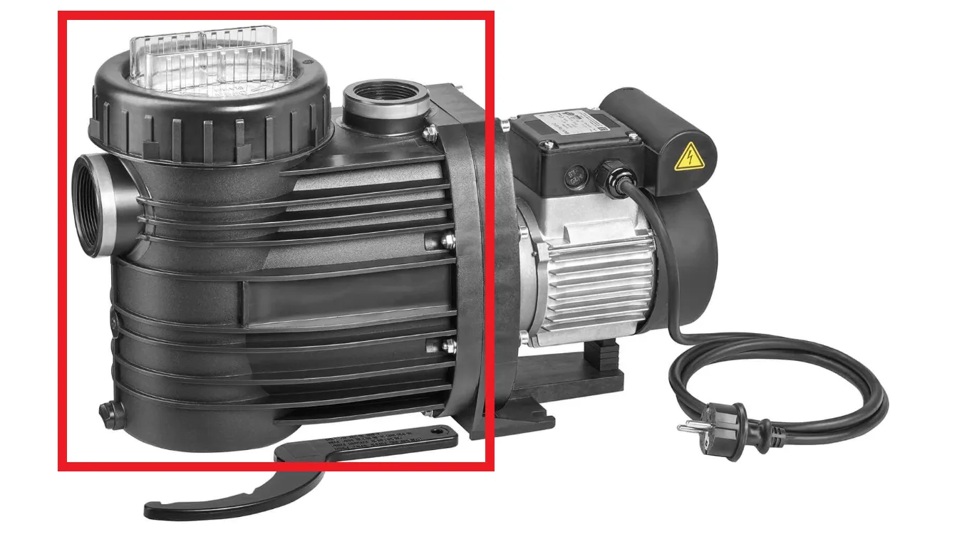 Pumpengehäuse schwarz für BADU Top II Poolpumpen - zusätzliches Produktbild