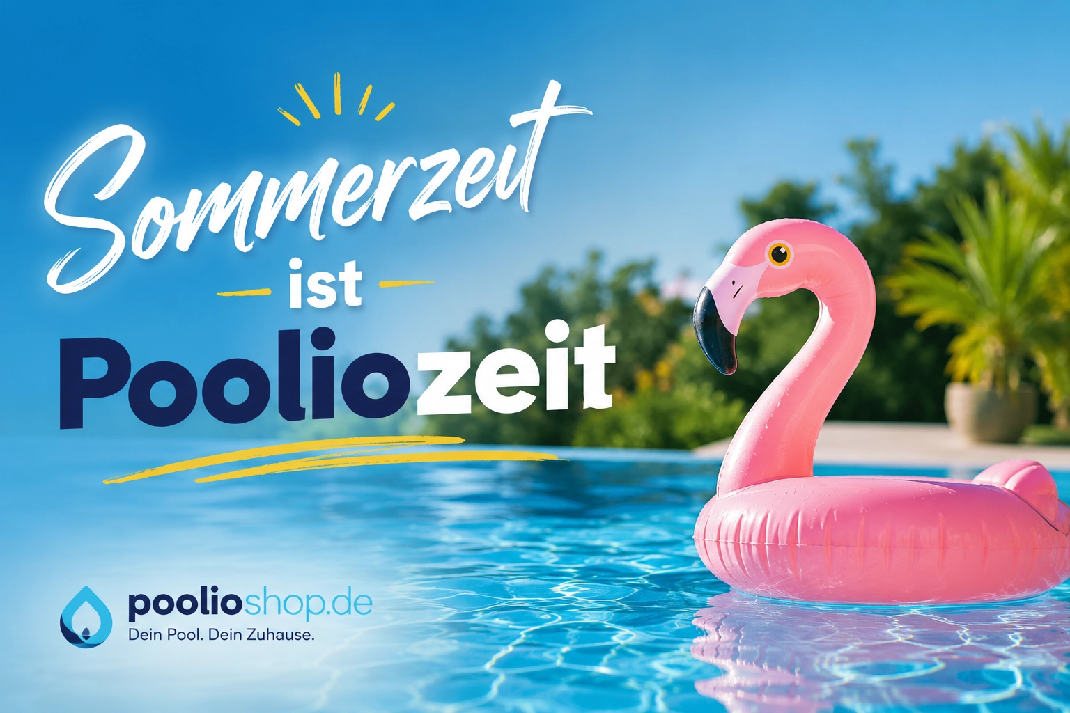 Pool fit halten im Sommer